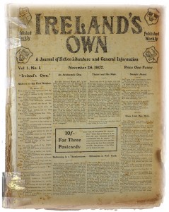 A picture of our first ever edition form 1902.